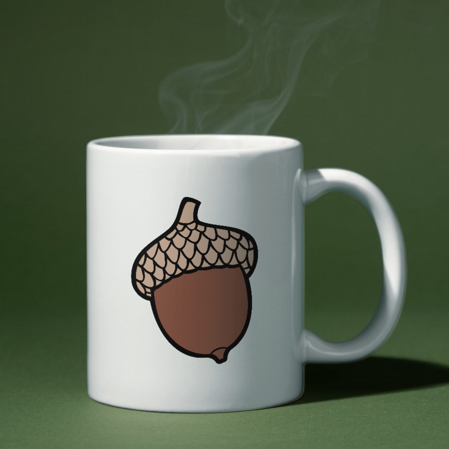Cute acorn vector design for cutting machines