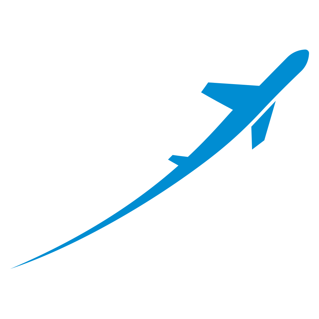 Soaring through the sky with a graceful airplane vector design
