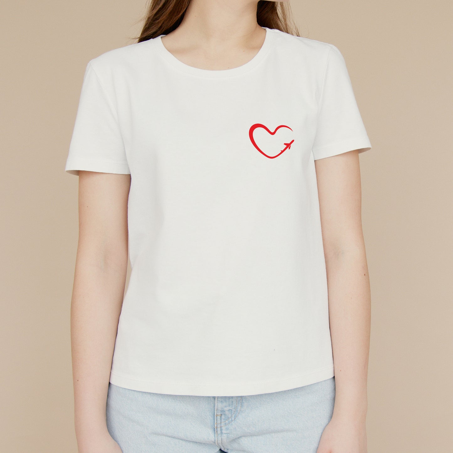 Airplane heart design for creative cutting projects