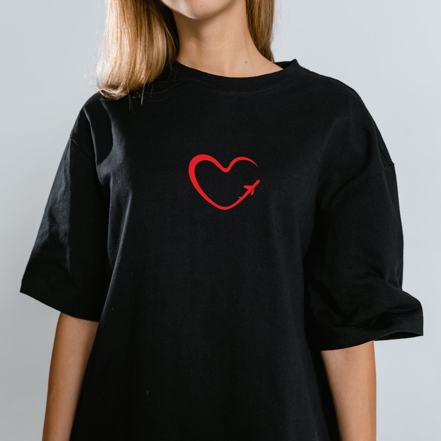 Airplane heart design for creative cutting projects