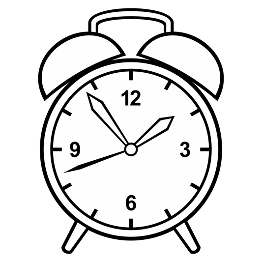 Create stunning designs with a classic alarm clock vector file