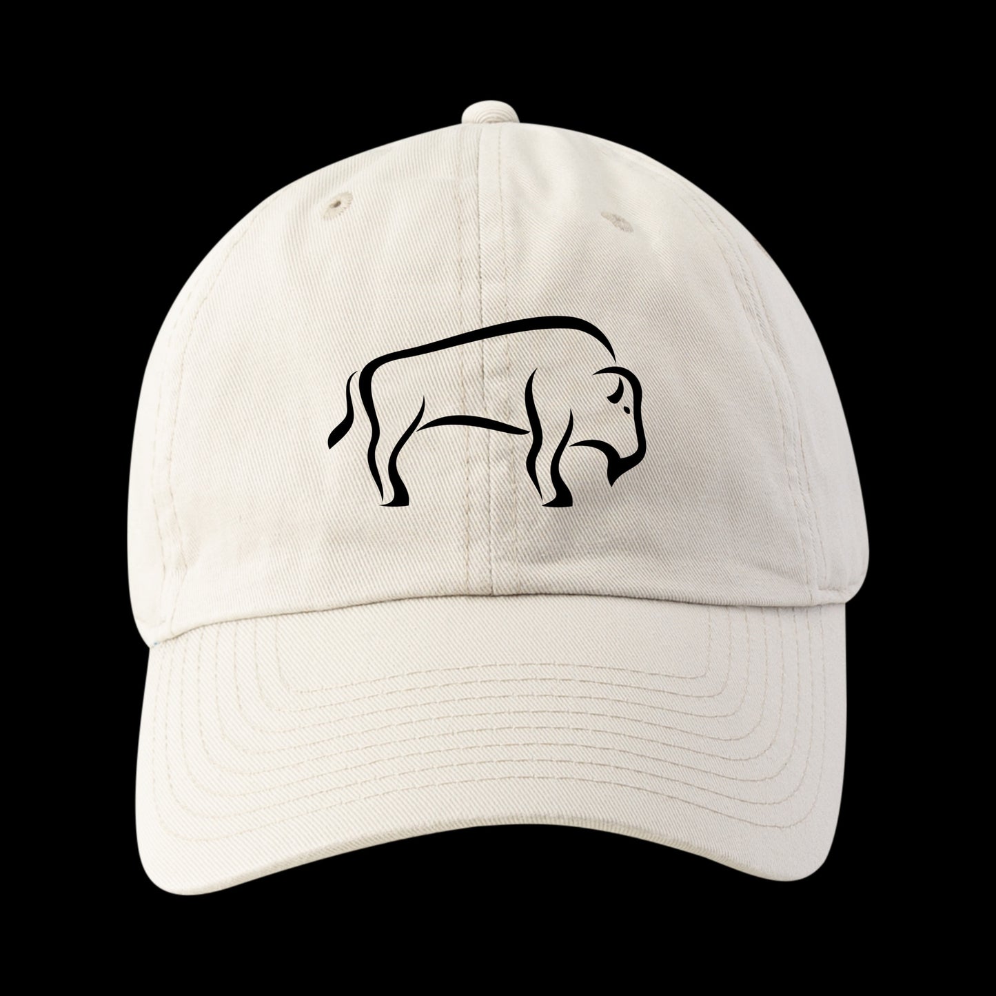 Stunning vector svg design of an American bison silhouette
