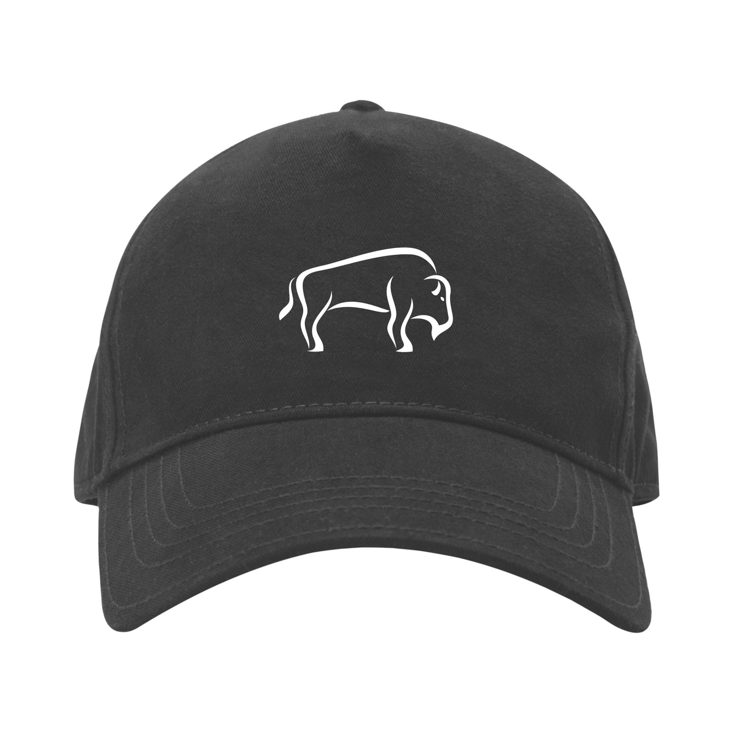 Stunning vector svg design of an American bison silhouette