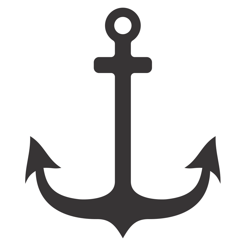Nautical anchor vector design for crafting enthusiasts
