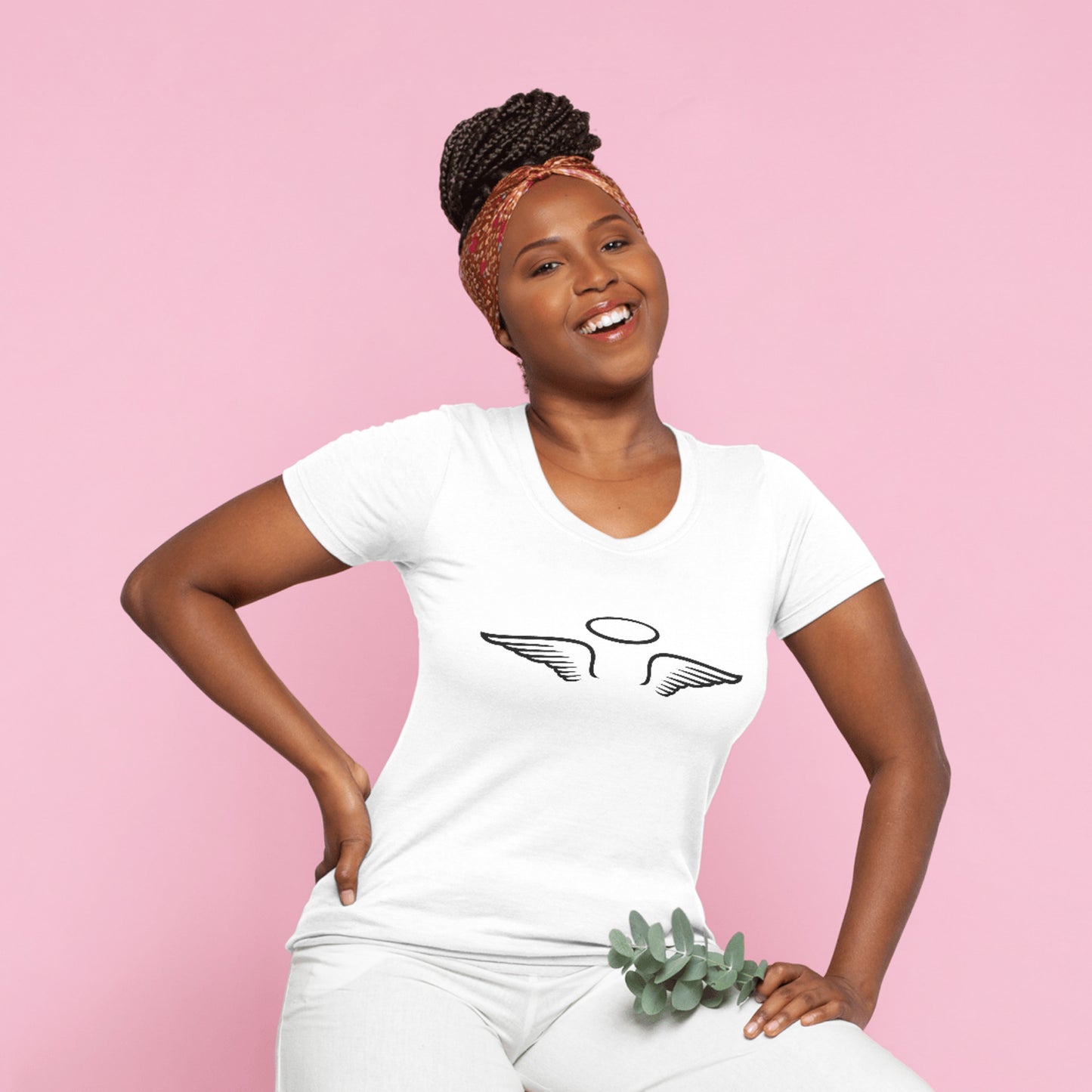 Elegant angel wings vector design for creative projects