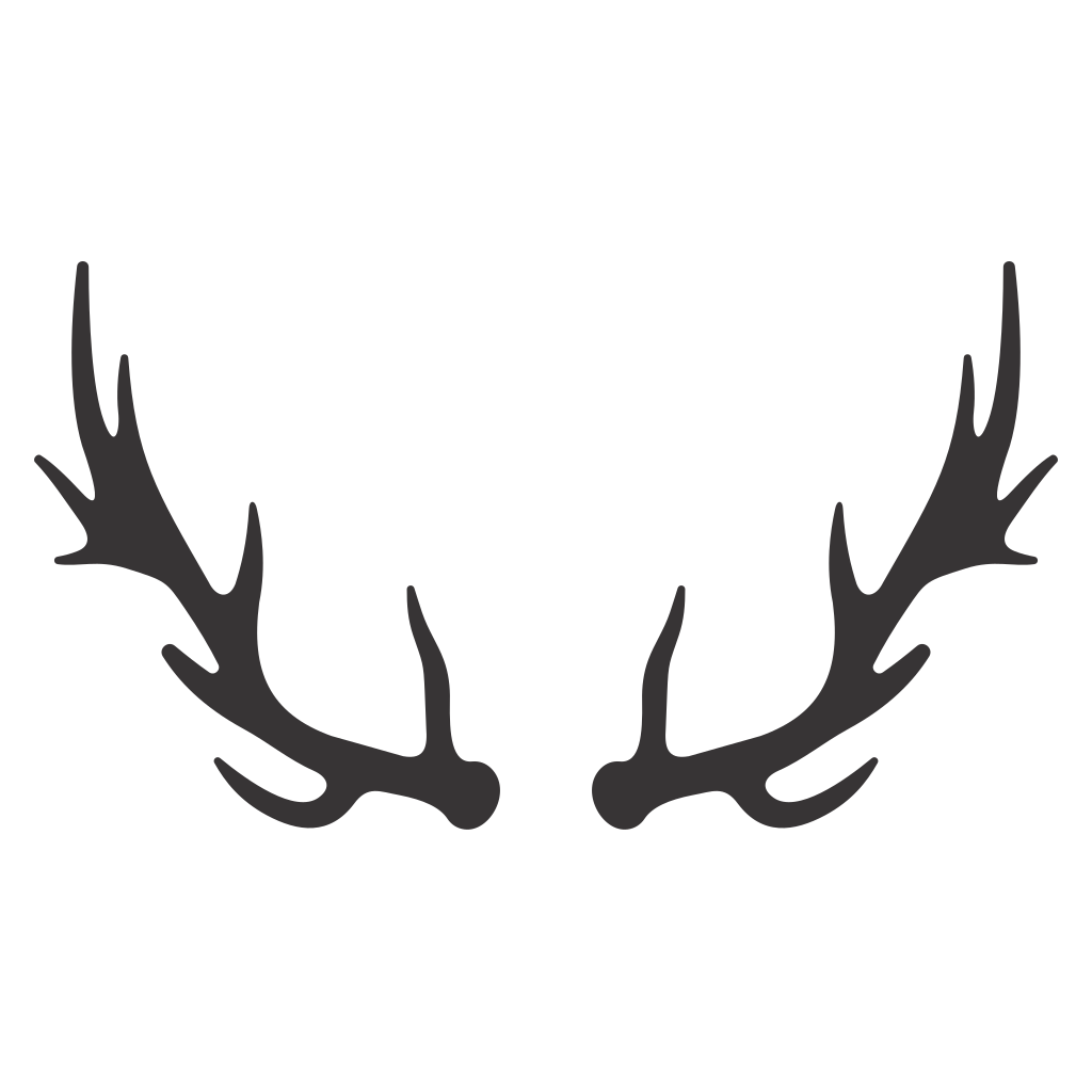 Creative vector design featuring artistic antlers for crafting
