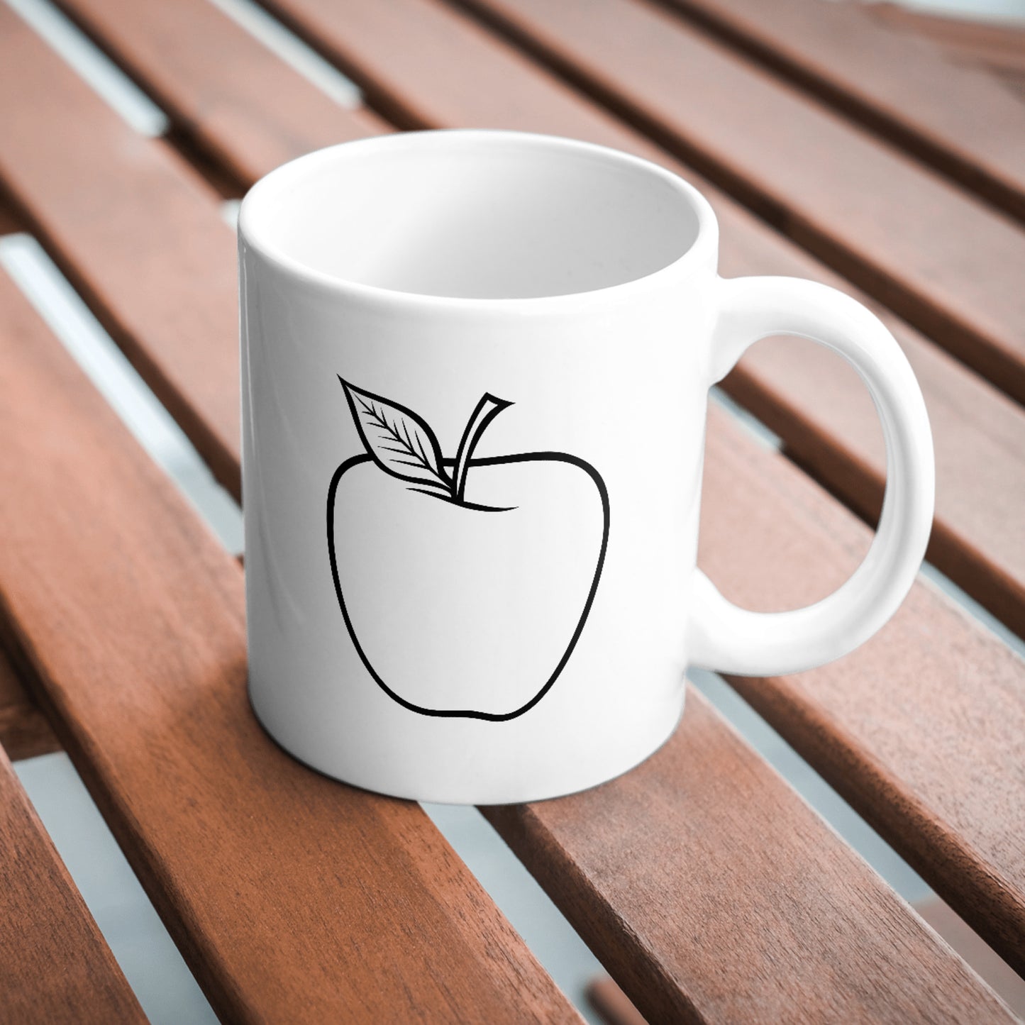 Stylish black and white apple vector for crafting projects
