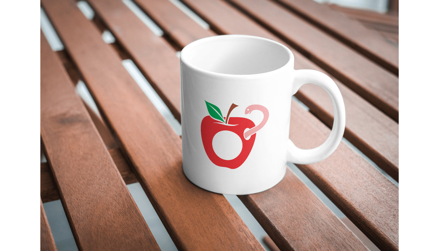 Creative apple vector design for cutting machines enthusiasts