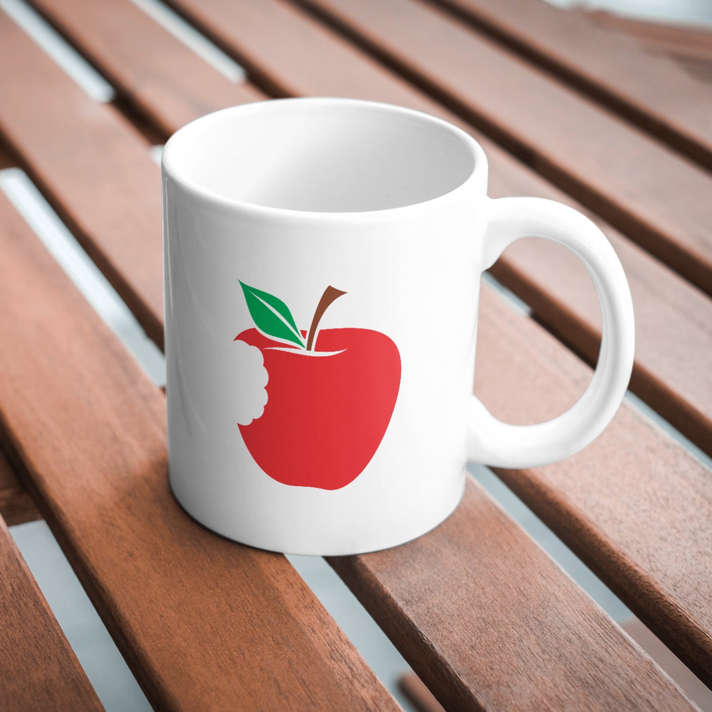 Creative red apple design for cutting machines