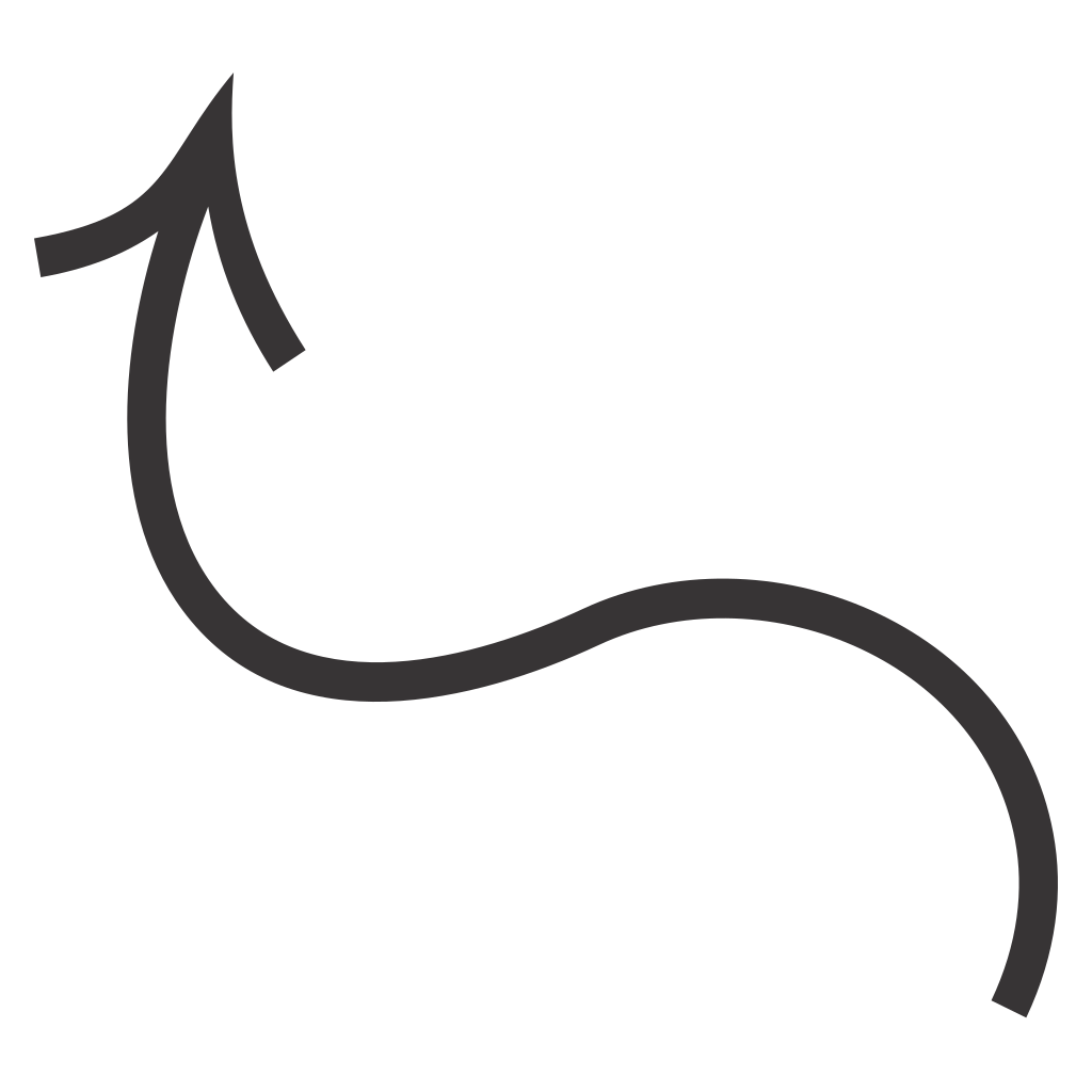 Curved arrow design for creative cutting machine projects