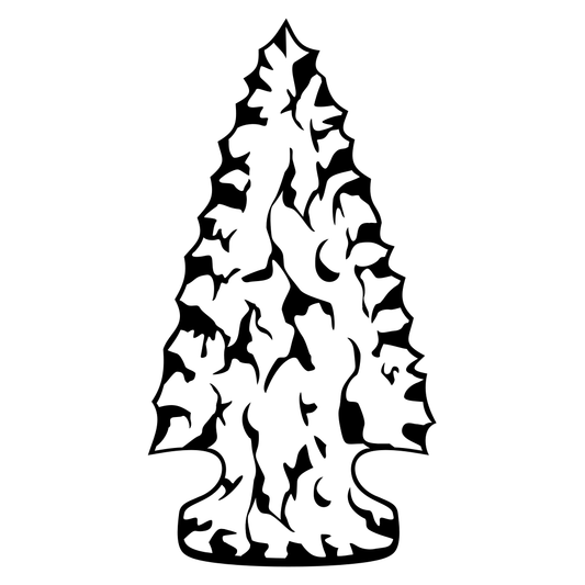 Creative black and white arrow illustration for design projects