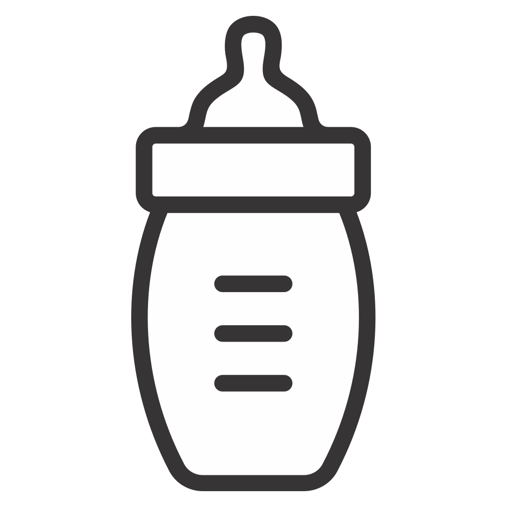 Creative vector svg for baby bottle design perfect for crafting