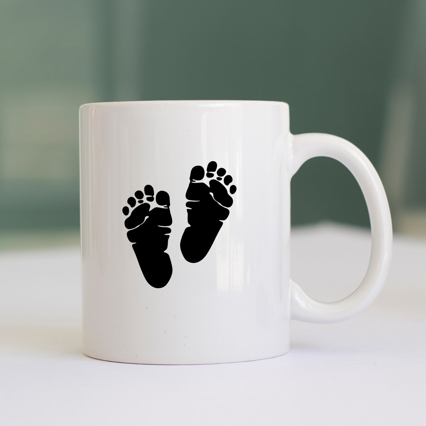 Charming baby foot vector design for crafting projects