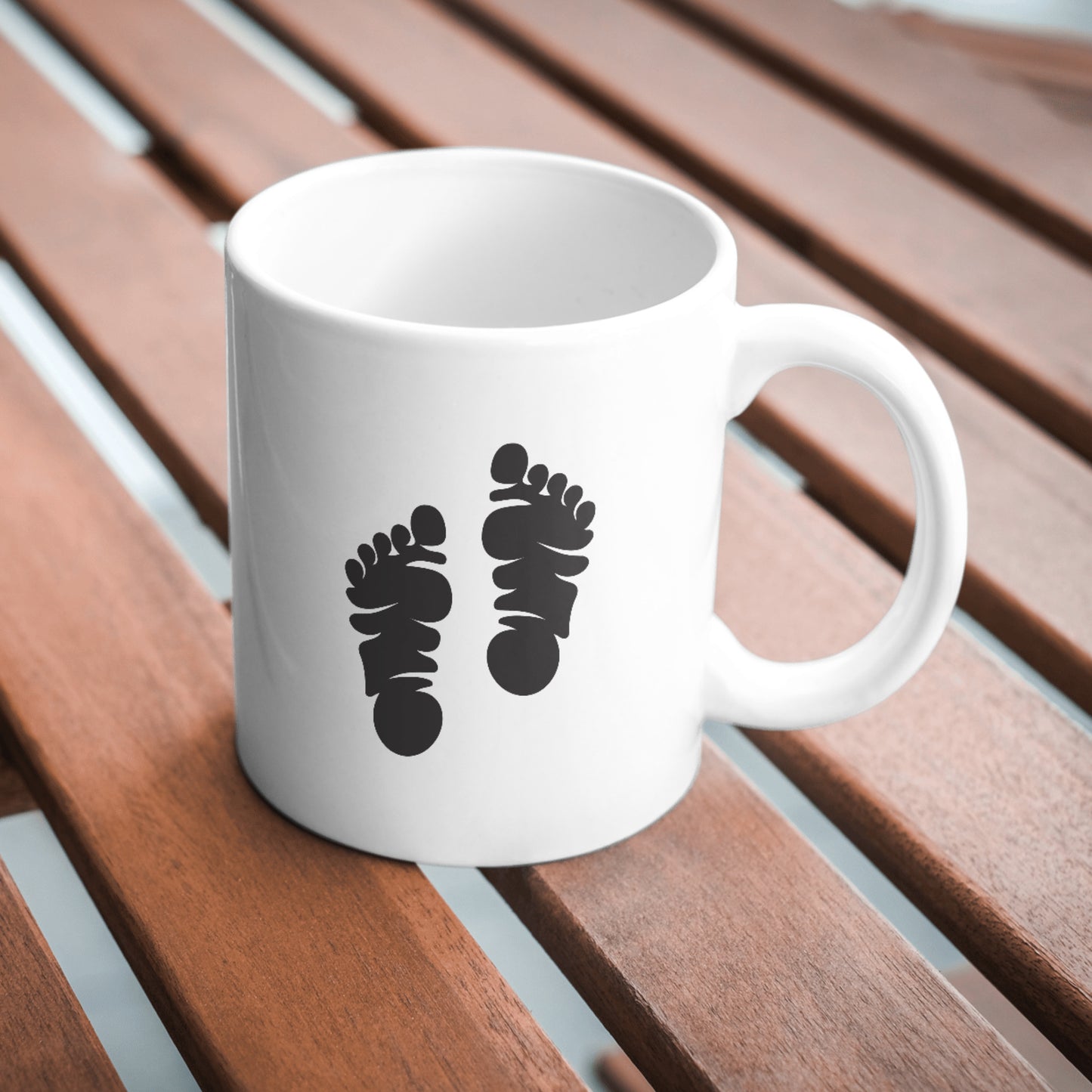 Unique and stylish vector SVG design of playful footprints