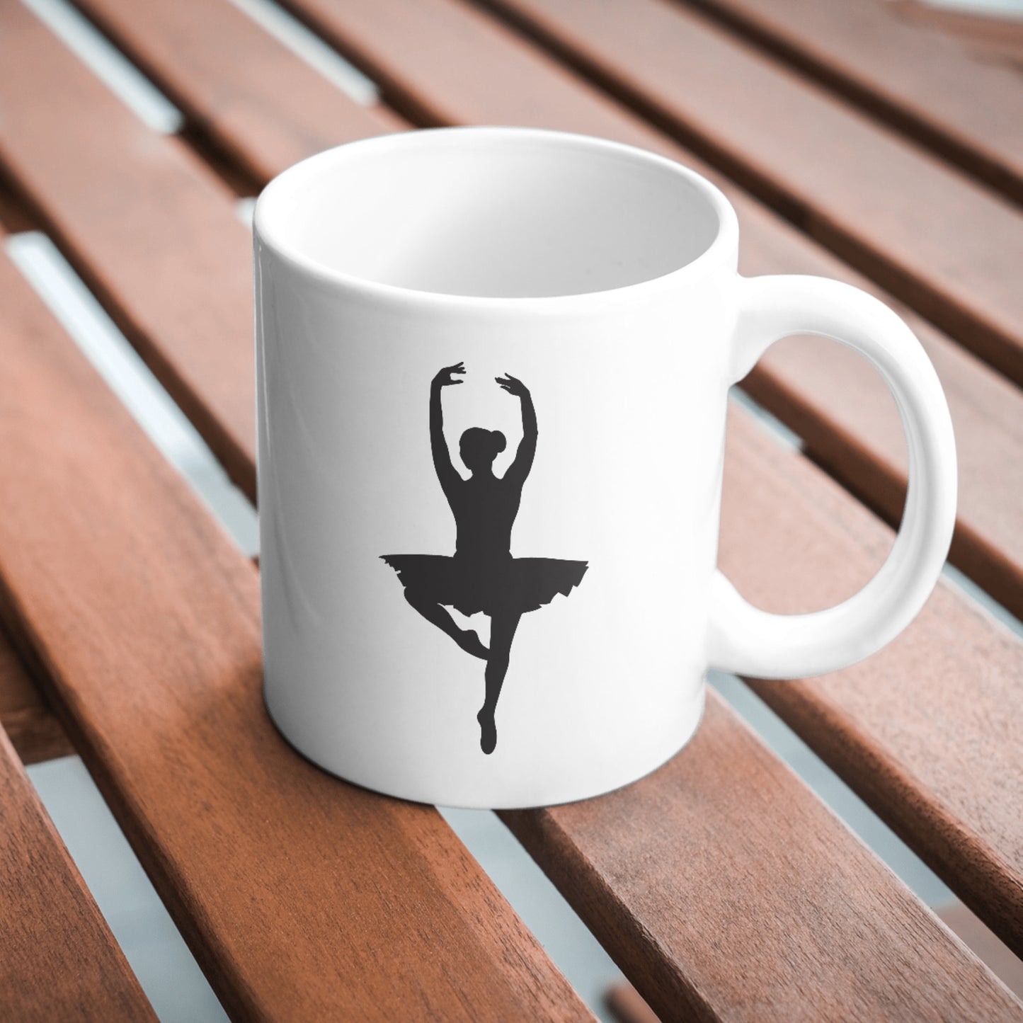 Elegant ballerina silhouette for SVG cutting