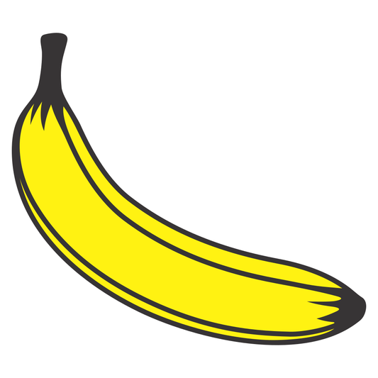 Creative banana vector design for cutting machines