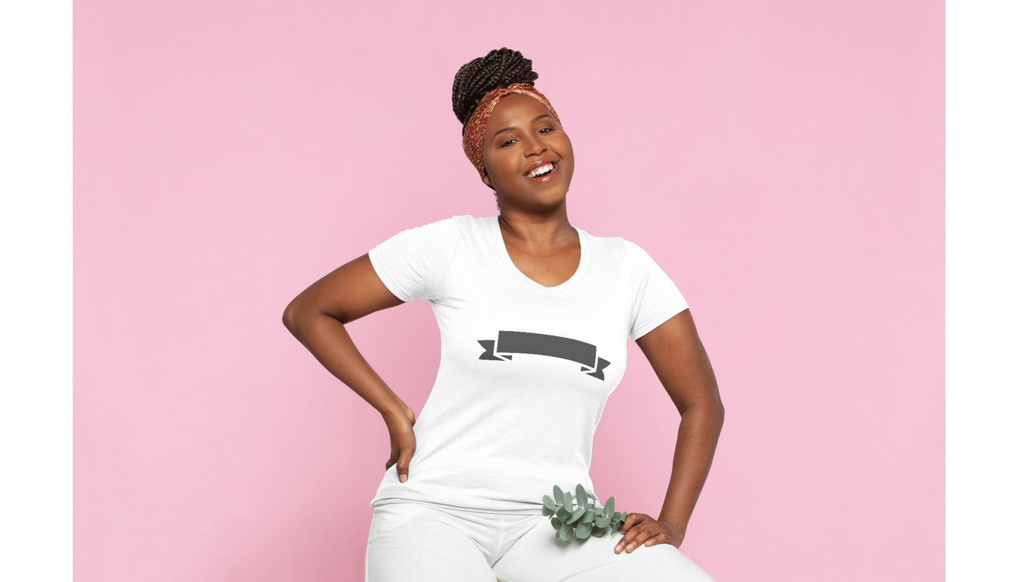 Elegant ribbon banner design for crafting projects