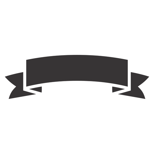 Elegant ribbon banner design for crafting projects