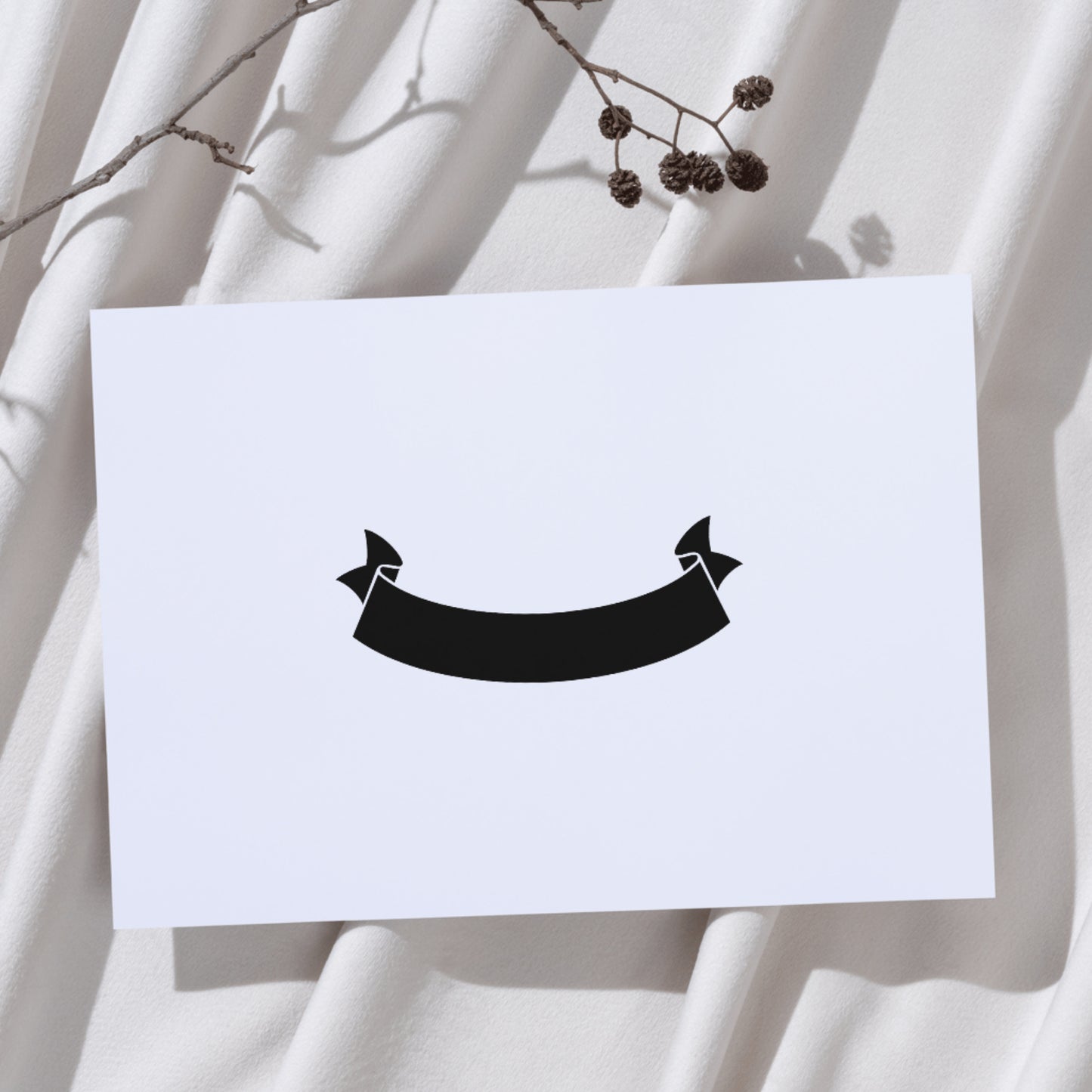 Creative black banner set for crafting and decoration projects