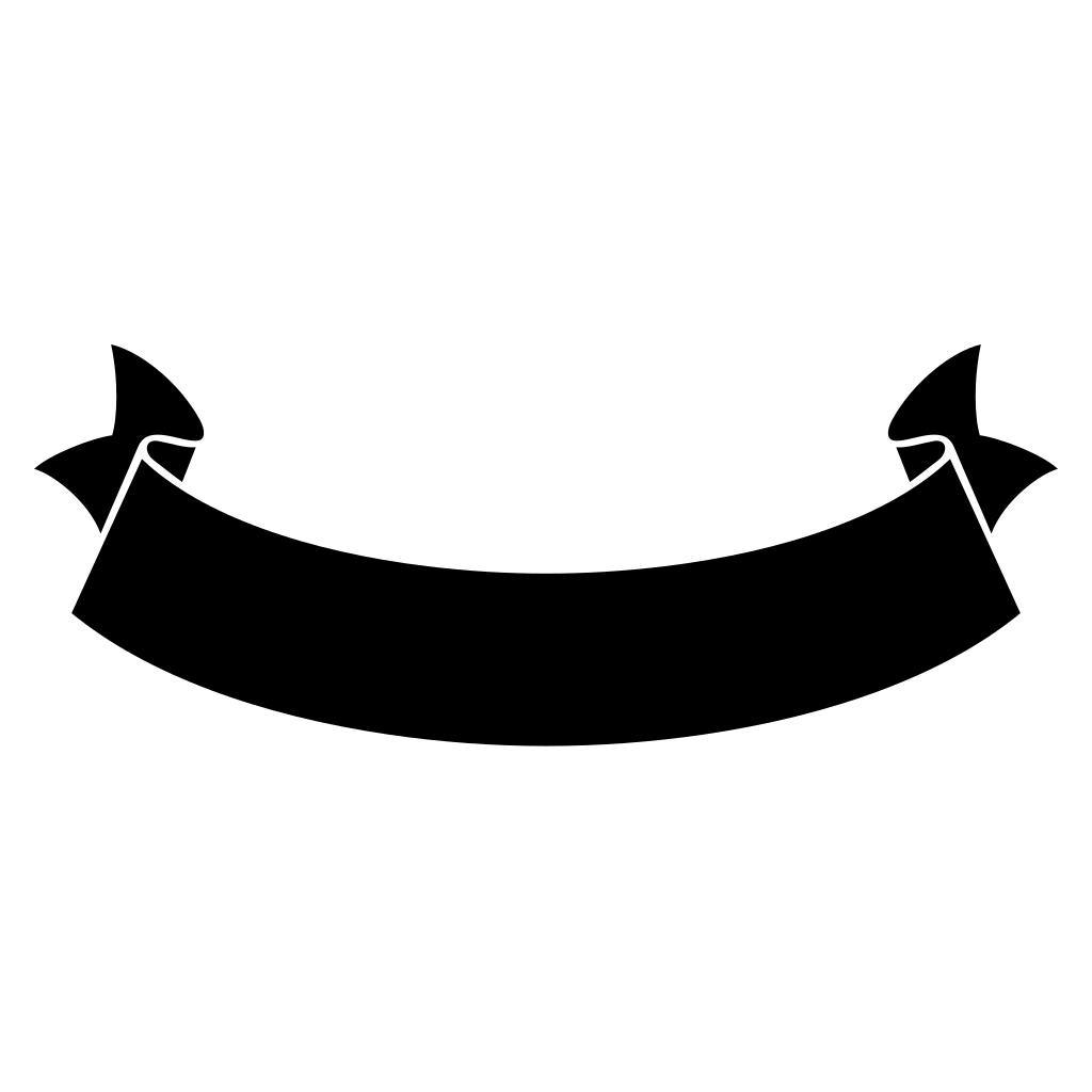 Creative black banner set for crafting and decoration projects