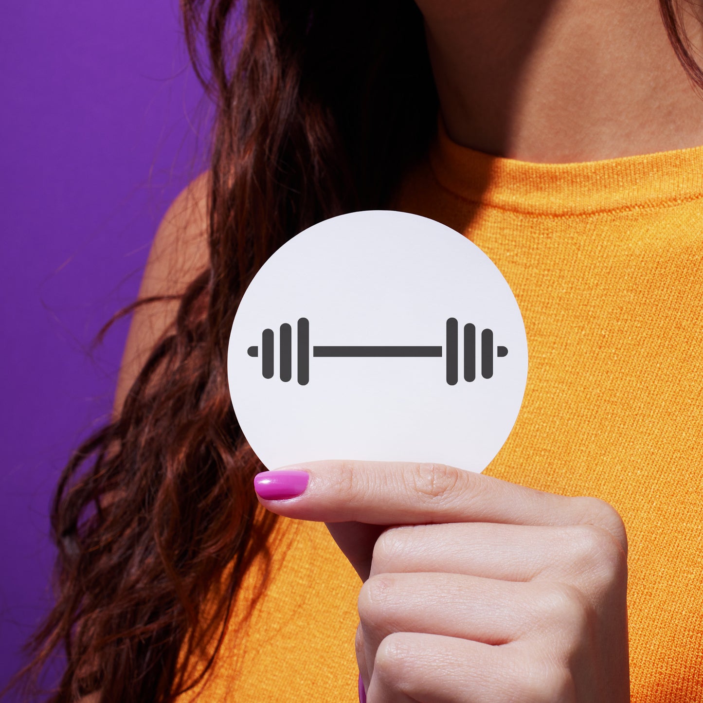 Artistic barbell weights design for creative cutting projects