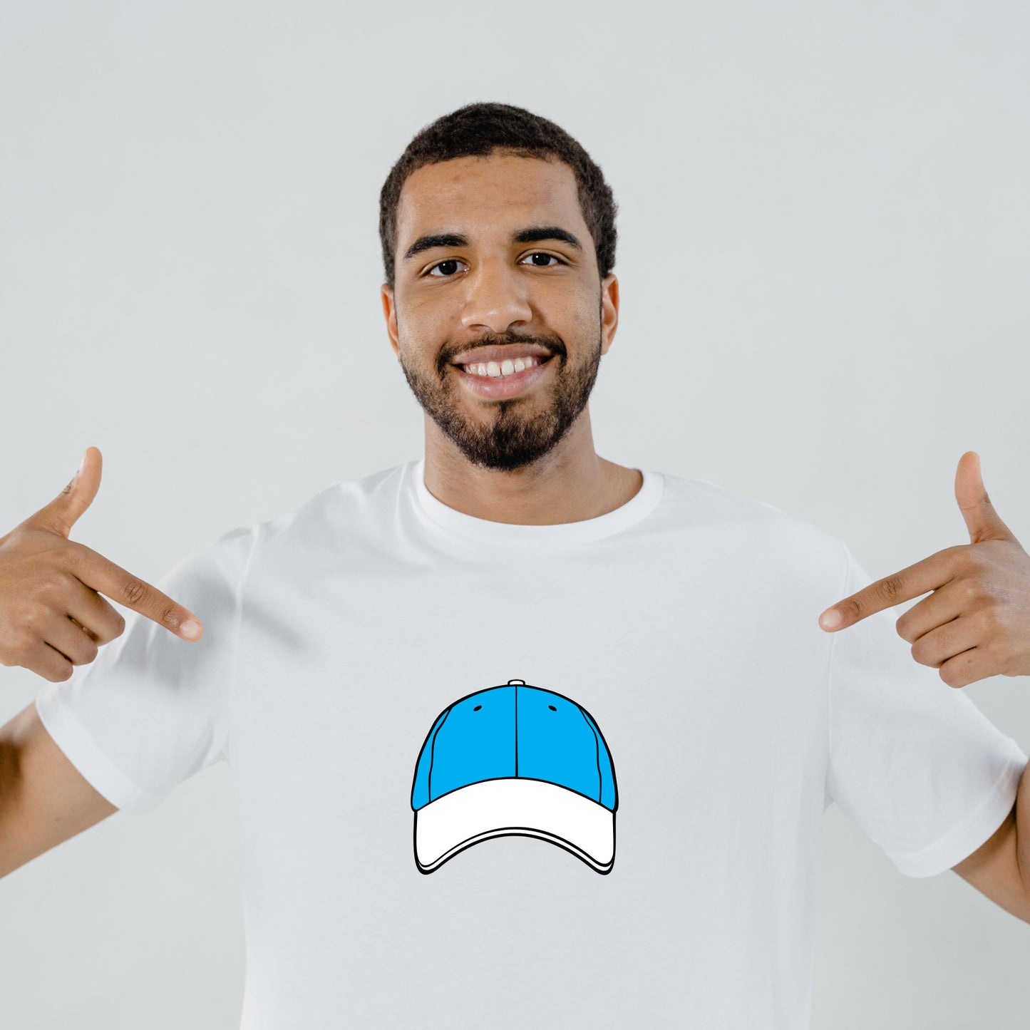 Create stylish designs with a vector baseball cap template