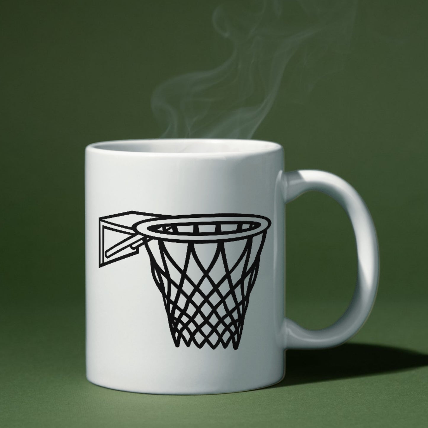 Creative black basketball hoop vector for cutting machines