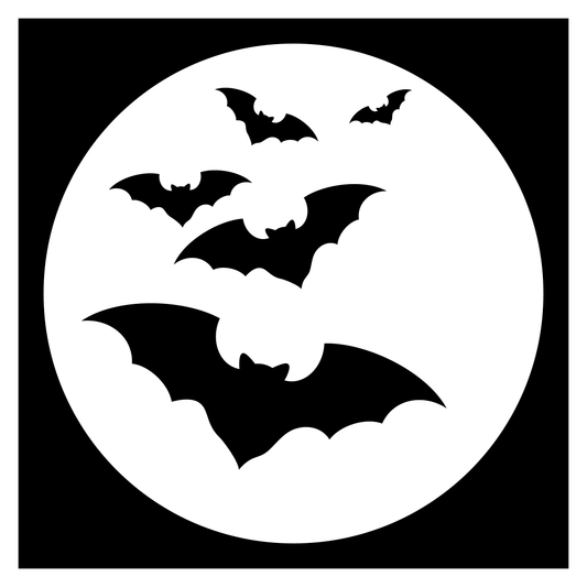 Creative Halloween bat silhouettes for cutting machines
