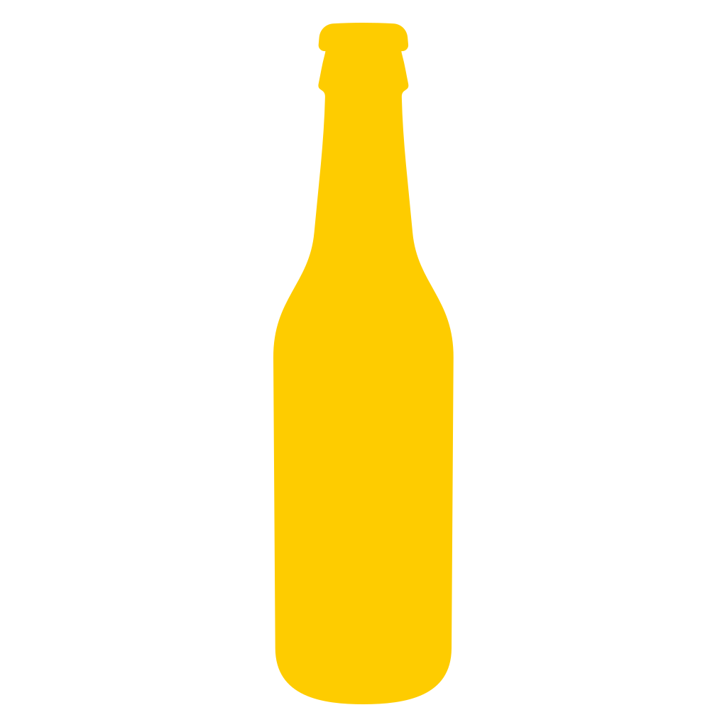 Crafting designs with a vibrant beer bottle silhouette vector