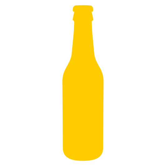 Crafting designs with a vibrant beer bottle silhouette vector