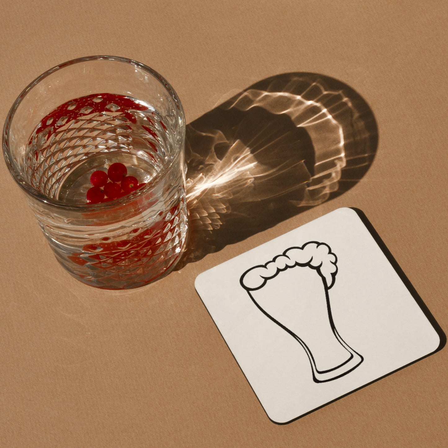 Creative black and white beer glass design for cutting machines