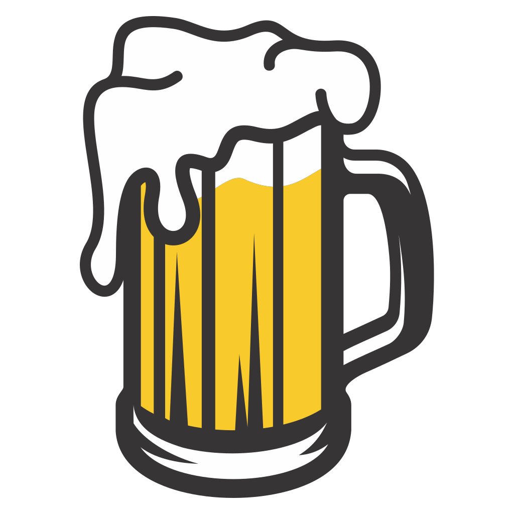 Frothy beer mug SVG design for cutting machines