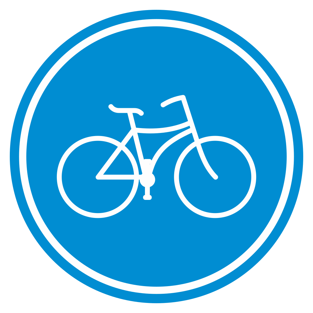 Stylish bike sign vector design for creative cutting projects