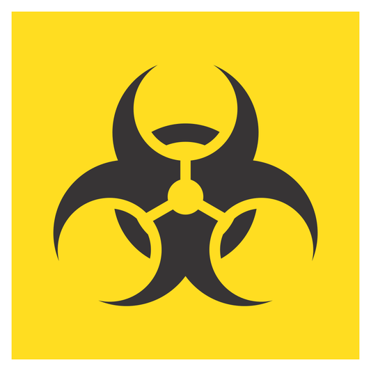 Creative biohazard symbol vector for cutting machine projects