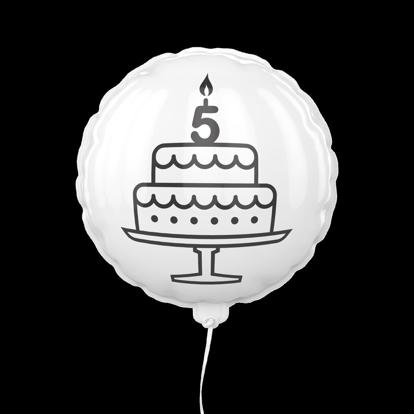 Celebrate 5 years with a fun cake-cutting design!