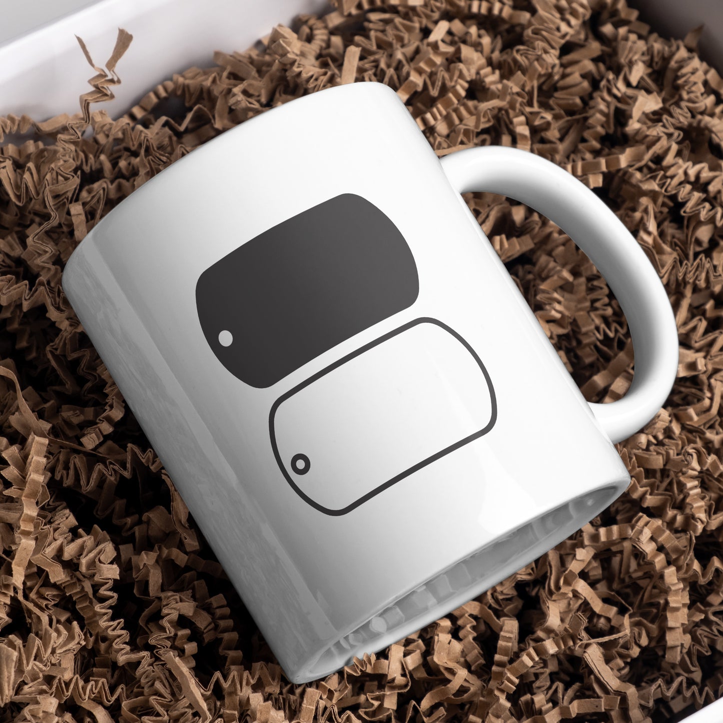 Blank dog tag vector design for cutting machines
