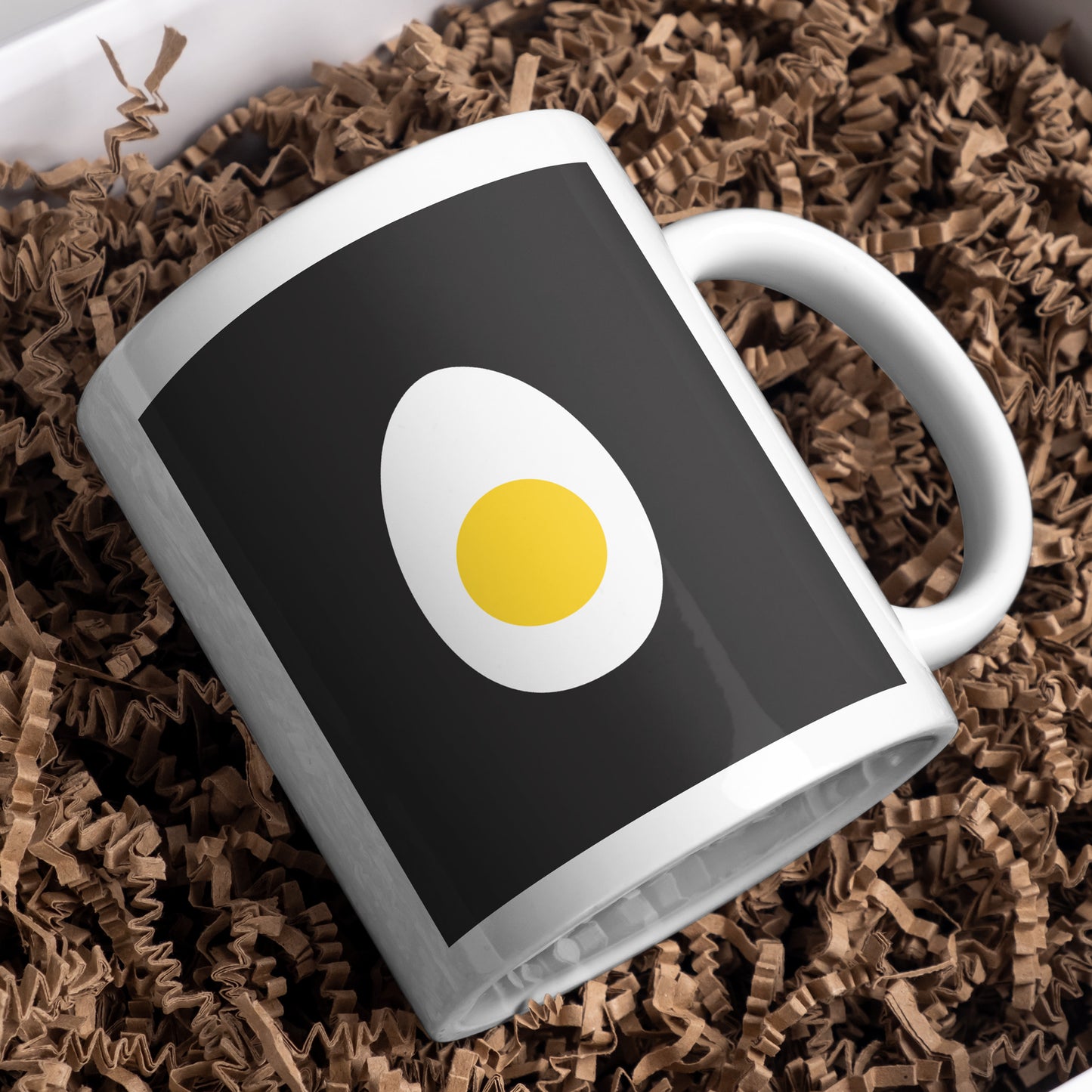 Creative vector design of a boiled egg for cutting machines