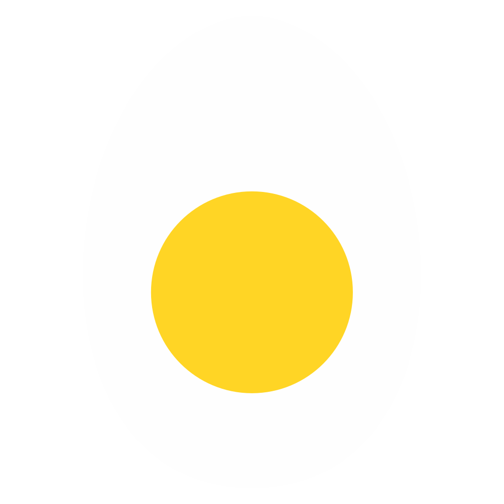 Creative boiled egg vector design for crafting projects
