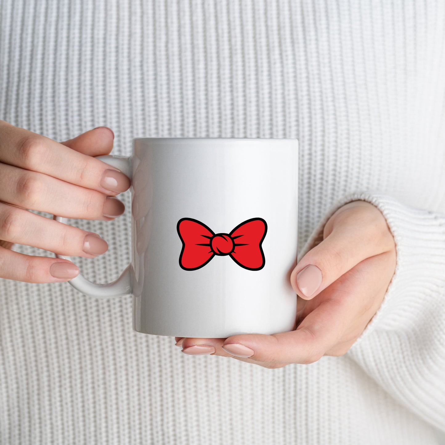 Charming red bow design for creative crafting projects
