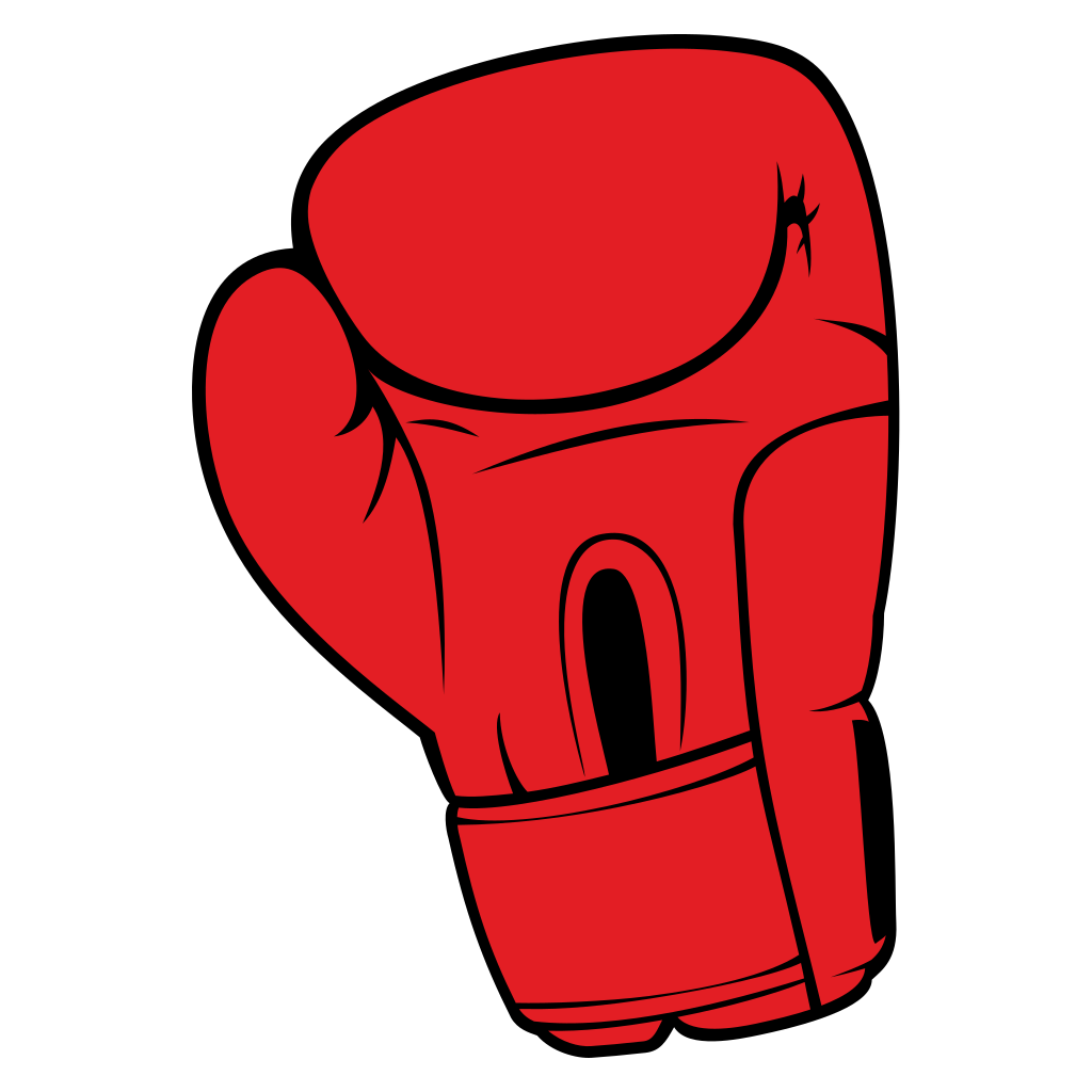 Unique vector design of boxing gloves for cutting machines