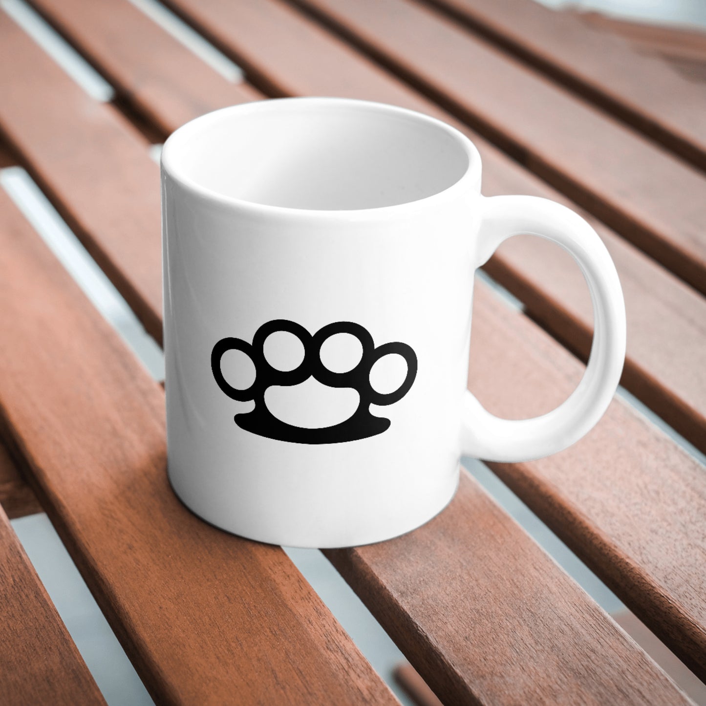 Unique vector design featuring brass knuckles for crafting