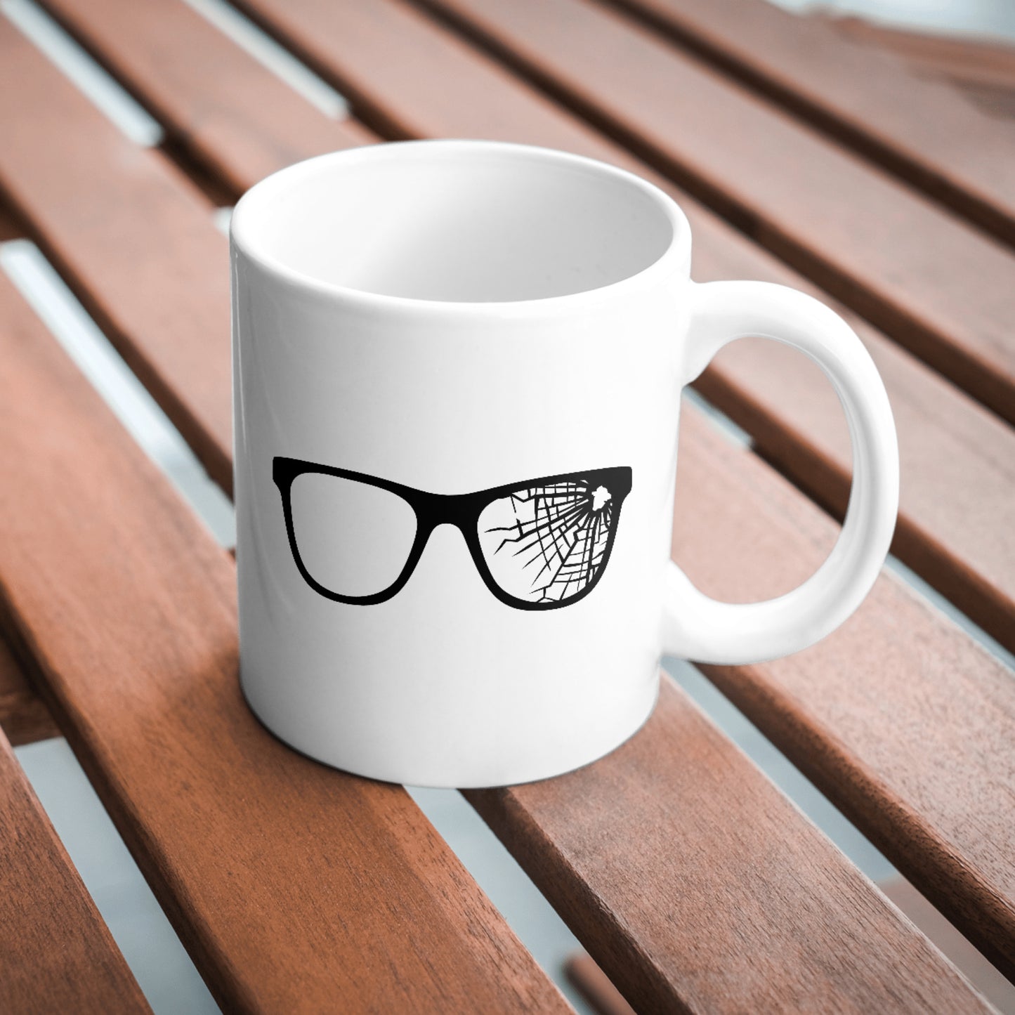 Creative vector design of broken glasses for cutting machines