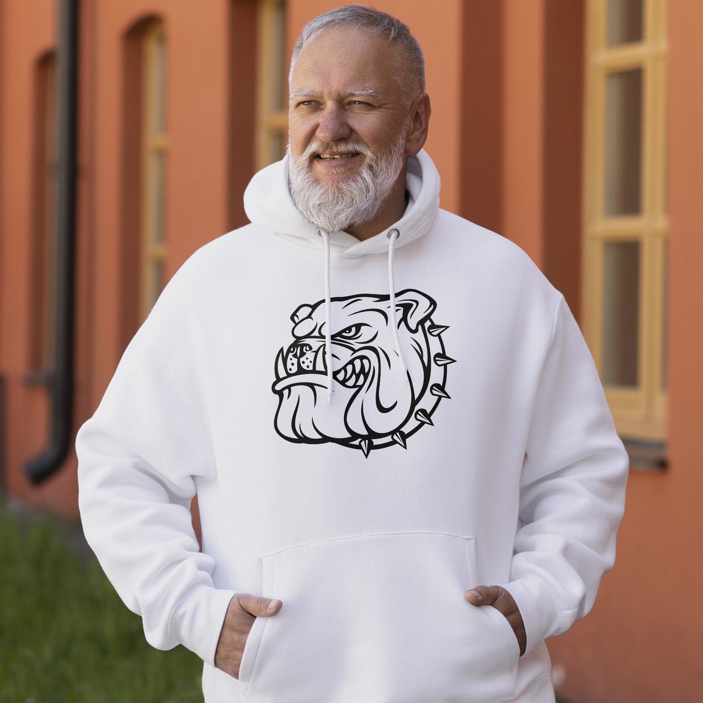 Unique bulldog design for creative cutting projects in SVG