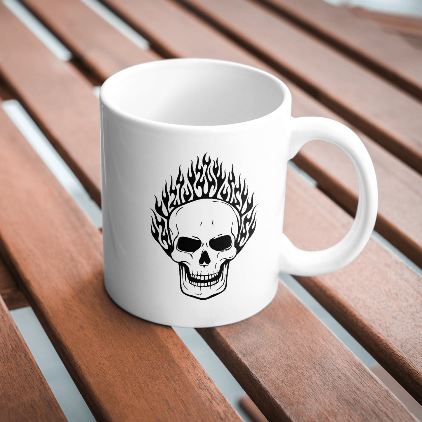 Fiery black burning skull design for creative projects
