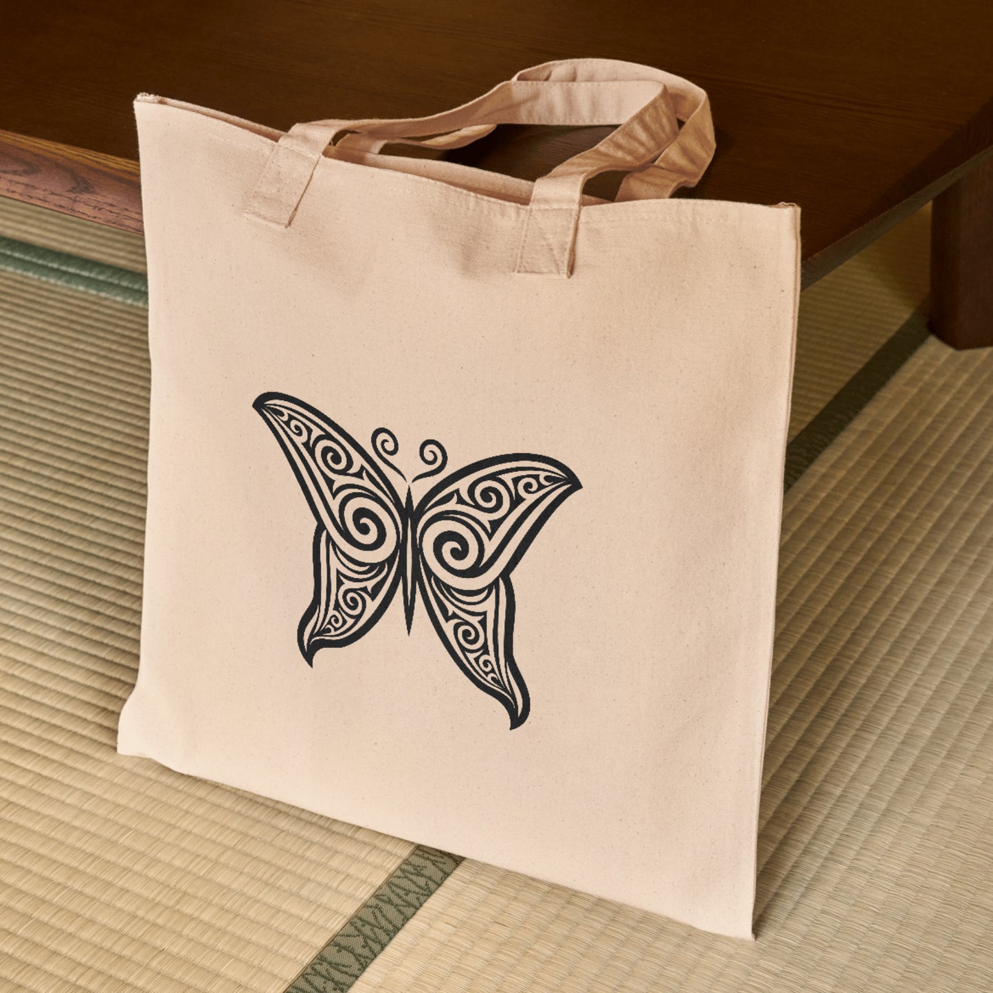 Elegant tribal butterfly design for creative projects