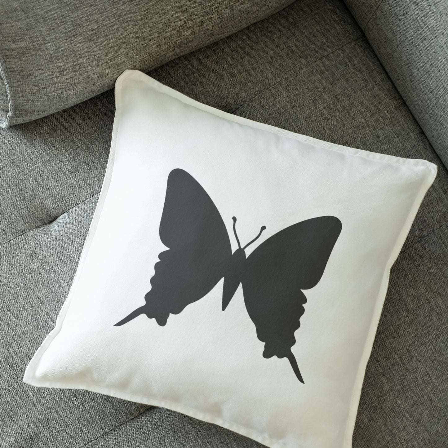 Elegant butterfly silhouette for creative laser cutting projects