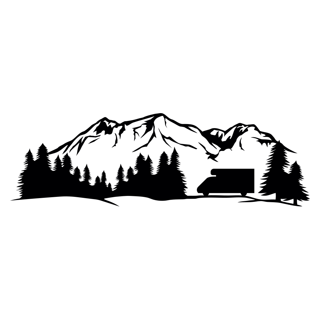 Explore the serene mountains while camping in the great outdoors