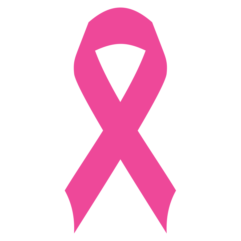 Support cancer awareness with this vibrant pink ribbon design