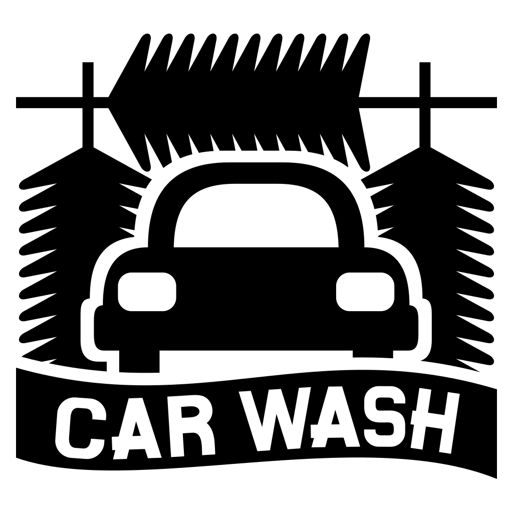 Stylish black vector design for car wash theme