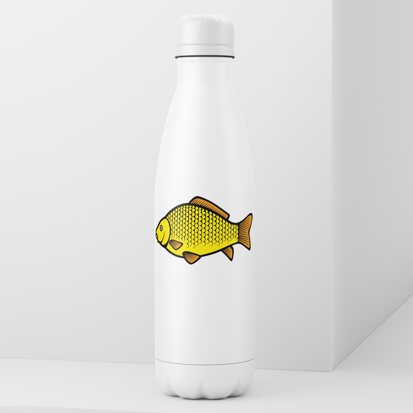 Elegant carp design for craft projects and decor